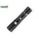 Zoom Function Micro Usb Rechargeable Flashlight With CREE XML T6