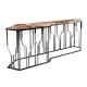 Titanium 900mm Hallway Table With Cabinets 21.6 Inch