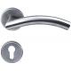 Glossy Polished Stainless Steel Internal Door Handles With Same Color Screws