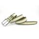 Pin Buckle Biclour Mens Casual Leather Belt For Jeans / Khaki Pants / Golf