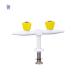 Yellow Laboratory Gas Taps , Lab Furniture Accessories Rust Resistant Valve
