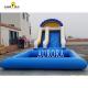 Indoor Jumping Inflatable Water Slide Blue And Yellow Inflatable Slide