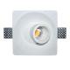 Square Gypsum Housing Trimless LED Downlights 160x160mm