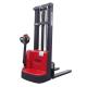 High quality red walkie type electrical forklift stacker 5.75 meter height paintl machine auto stacker