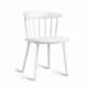 Outdoor Modern White Plastic Dining Chairs Maximum Load - Bearing 200KG