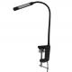 Dimmable LED Clamp Table Lamp for Reading Books 80 Ra Color Rendering Index and Gooseneck Design