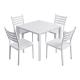 Fine Handcrafted 0.5m³ CBM Aluminium Garden Table And Chairs