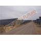 Mechanical Galvanized Steel 2P Solar Tracker With Max 100 Modules