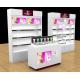 Retail Makeup Display Stand , Cosmetic Display Counter For Exhibition