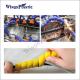 PE PP PA Spiral Wrap Guard Hose Pipe Extruder Machine With Single Screw Extruder