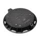 EN1433 Bitumen Ductile Cast Iron Manhole Cover Anti Theft