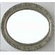oval deorative mirror frame,oval framed wall mirror