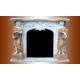 Nature Marble Statue fireplace mantel,China stone carving fireplaces supplier, decorative fireplace  mantel for indoor