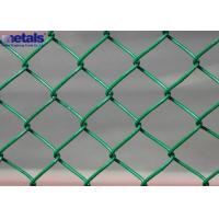 Galvanized Chain Link Mesh Fence With PVC Coated For Residential And Commercial