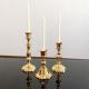 ZT-540 wholesale dining table gold metal candle holder centerpieces