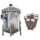SS304 316 Liquid/oil/wine/beer/honey/syrup/paint filtration machine Stainless Steel 304 multi Bag Filter Housing