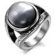 Tagor Jewelry Super Fashion 316L Stainless Steel Ring TYGR086