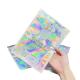 Plastic Mylar Holographic Bags Three Side Seal Bag With Clear Window