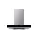 Modern Glass Stainless Steel T Shape Chimney Hood Low Noise Wall Mounted Range Hood Kitchen Extractor