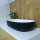 Europe Modern Oval Wash Basin Artificial Stone Bathroom Sink / Counter Top Wash Basin