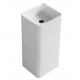 Eco-friendly Bathroom Hand Wash Basin with Solid Surface Material and Customized Size