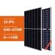 640w 645w Canadian Solar All Black 665w 670w Warehouse Half Cell Solar Panel