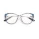 Fashion Ladies Oversized Tr90 Glasses Frames Tr90 Blue Light Glasses