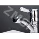 Electroplate Hot Cold Pull Out Sink Faucet Kitchen Tap