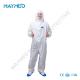Anti Virus Disposable Medical Coveralls Safety Clothing against infective agents EN14126