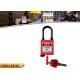 Durable Lock Out Padlocks , Dust Proof Nylon Shackle ABS Lock Out Locks