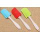 Heat Resistance Personalized Silicone Spatula With PP Material Frosted Handle 7 Inches