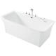 Acrylic Freestanding Spa Bathtubs 140L 200W for Hotel Bathroom