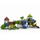 ODM Colorful Outdoor Playground Kids Play Area Plastic Playhouse Slide