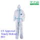 Polypropylene Disposable Protective Coverall 160 - 185cm Size FDA Approval