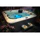 5 People Customized Outdoor Whirlpool Bathtub Freestanding Hot Tub With 33 Jets