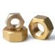 ASME B18.2.2 Brass Heavy Hex Nuts and Jam Nuts Plain Finish Screw With Nut