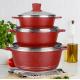 Hot Selling 6 Pieces Aluminum Soup Pot Set Double Bottom Kitchenware Ollas Cooking Pot Set Cookware Set