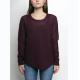 Women's 4% cashmere/20% lambswool/20% cotton/33% viscose/23% nylon knitted pullover sweater
