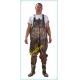 FQW1907 Safty Chest/ Waist Wader Protective Water Working Outdoor Fishing Forest-Camouflage PVC Pants with Rain Boots