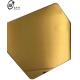 304 Dark Gold Mirror PVD Colored Stainless Steel Sheets For Luxury Display Cabinet