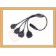 Durability PVC 16 Pin OBD Extension Cable Black CK-MF16Y04L