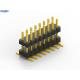 2.54 Mm Male Smd Pin Header , Brass Contact Material Connector Pin Header
