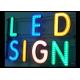 Multicolor Scrolling LED Signs 10mm Pixels Programmable Scrolling Display Board