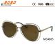 2018 fashion hollow out metal sunglasses with 100% UV protection lens, suitable for men and women