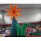 Simple Outdoor Giant Inflatable Flower Decoration For Advertising