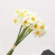 Plastic Artificial Flower Business White Daffodils Arrangements