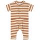 Hot sale Wooden Buttons Cotton Stripe Knitted Newborn Toddler baby rompers