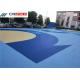All Weather SPU Flooring , Waterproof Synthetic Basketball Court Flooring