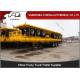 20 Ft 40 Ft Container Flatbed Tractor Semi Trailer With Front Board