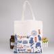 Custom Logo Printed Reusable Shopping Bags With Cotton , Foldable Shopping Bag